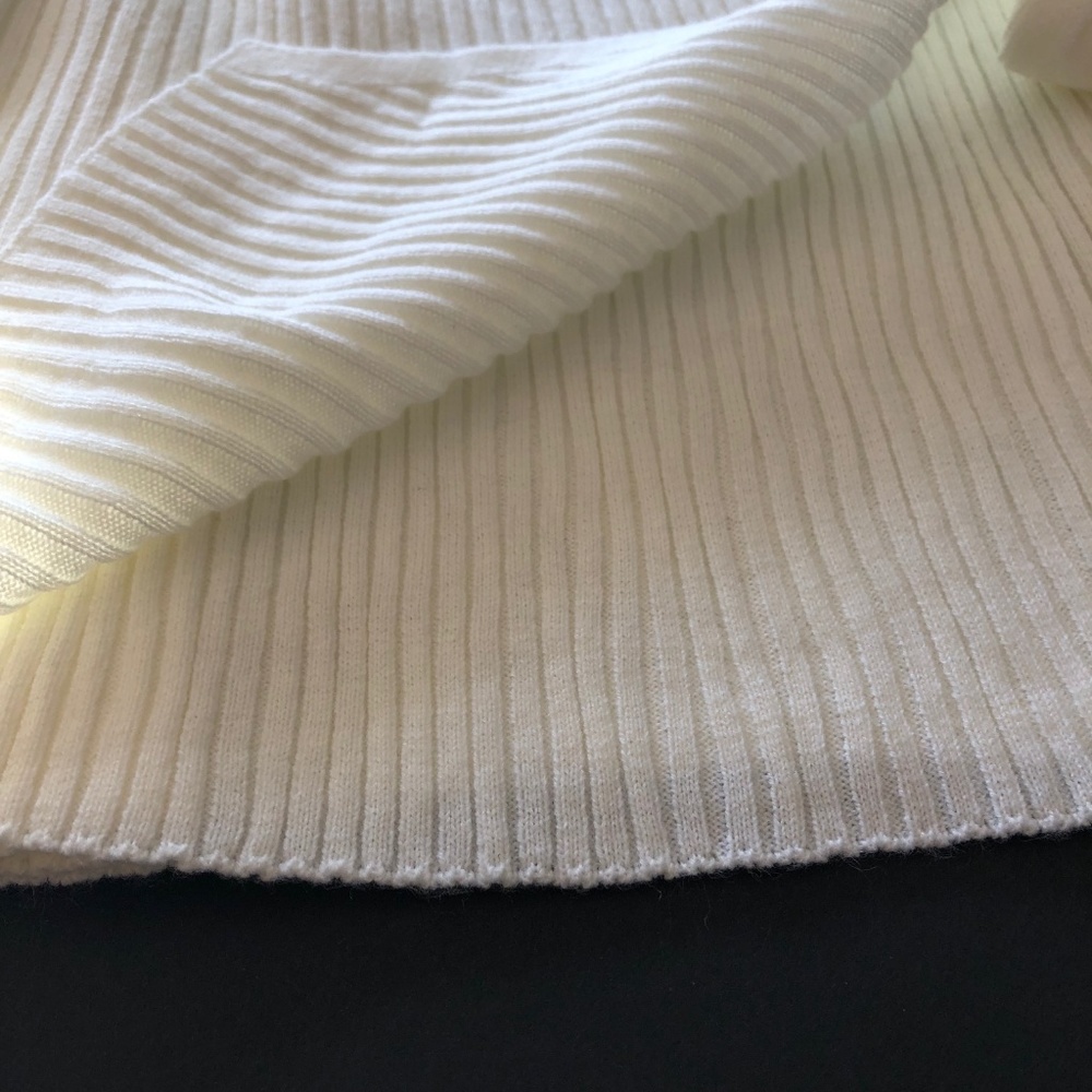 RUFFED WRAP SWEATER - Picture 6 of 7